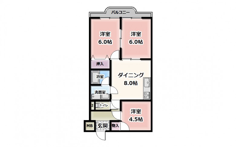 3DK(間取)